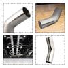 Silver Stainless Steel Elbow with 45 Degree Bending for Automotive Use