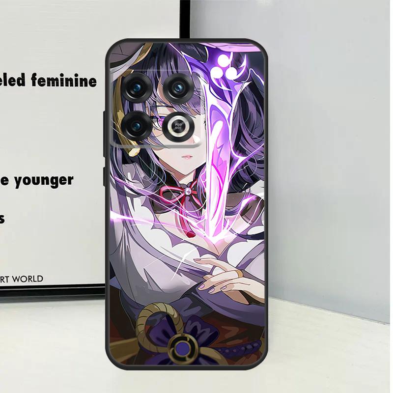 Genshin Impact Raiden Shogun Case For OnePlus Nord 3 2T N30 N20 N10 CE 2 Lite OnePlus 10T 12R 10R 8 9 10 Pro 11 12 Cover
