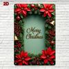 Christmas Joy Vintage Metal Tin Sign Wall Art 8x12 Inch Holiday Home Decor For Living Room Office Cafe
