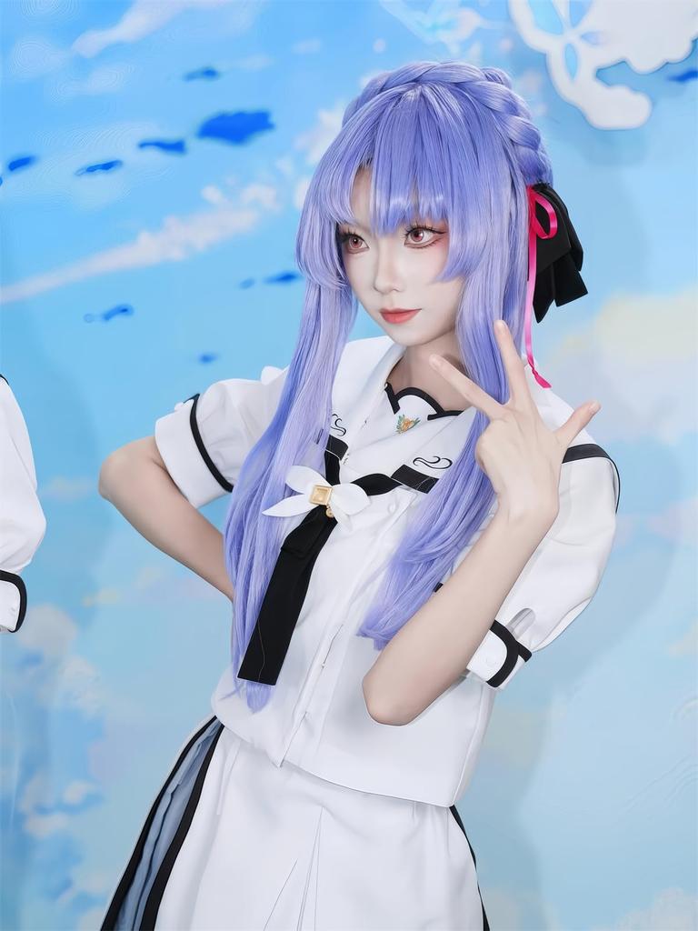 Summer Pockets Cosplay Sorakado Ao Cosplay SummerPockets Cosplay JK Uniform Costume [NOKIJP] Costume, Costume, (Sorakado Ao, 3XL)