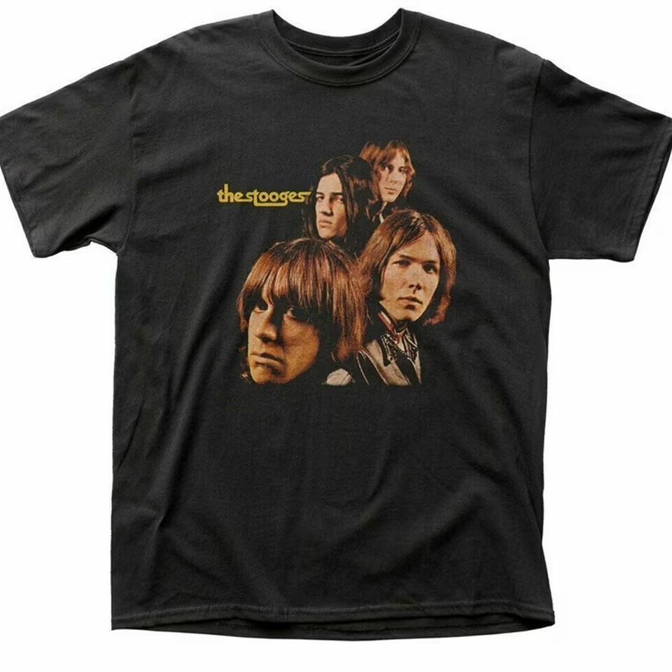 The Stooges rock band T-shirt The Stooges Unisex Black Shirt S-5XL B5563 L