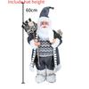 60CM Large Santa Claus Dolls Ornaments Standing Santa Figurine Doll Christmas Home Decoration Kids Gift navidad home decor