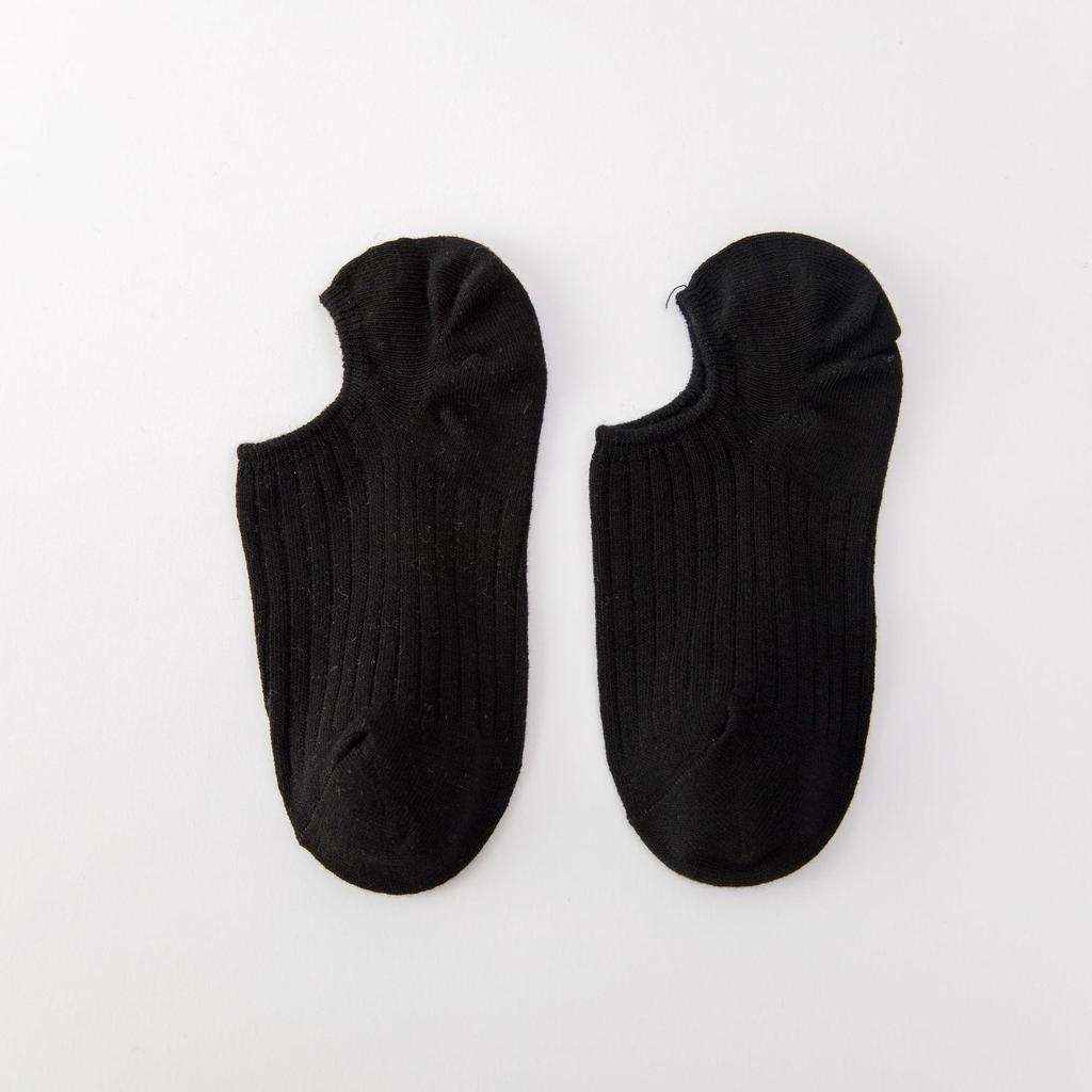 Women's Non-Slip Cotton Boat Socks - Invisible Low-Cut, Japanese Style, Spring/Summer