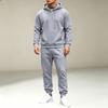 Men's Pullover Hoodie Sweatshirt Athletic Track Suit Set for Sports, Workout and Casual Wear