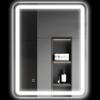 Bathroom Mirror, Illuminated, Touch Control, Anti-Fog, Dimmable, 3 Light Colors, 70x90, Silver