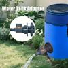 2pcs PVC/IBC Water Barrel Adapter,Water Tank Adapter with Valve Quick Installation Rainwater Collection Connector Kit External Thread Connector KTY