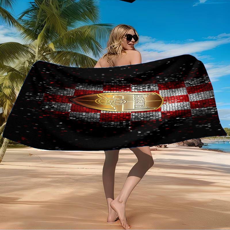 Arsenal Celebration Moment Beach Towel Microfiber Beach Towel, Lightweight and Quick-Dry, for Summer Travel, Swimming Pool Fan Birthday Gift