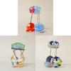 Portachiavi Magnetico Gatto Pinguino Ape Peluche Con Design Creativo a Cartone Animato Per Regalo a Coppie e Amici