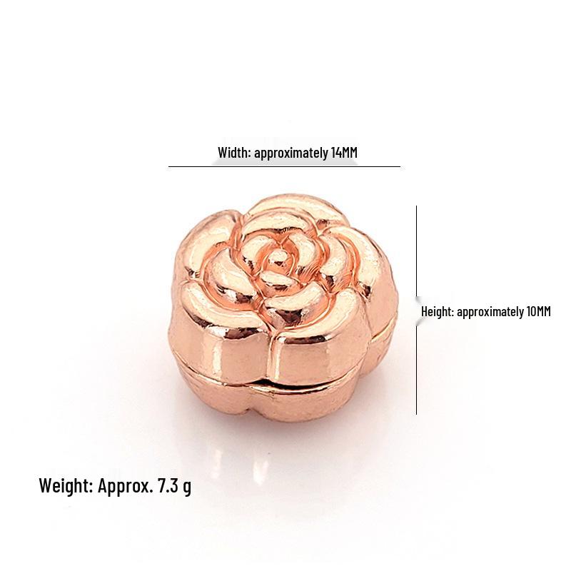 Muslim Hijab Camellia Magnetic Brooch: Anti-Exposure, Fixes Securely
