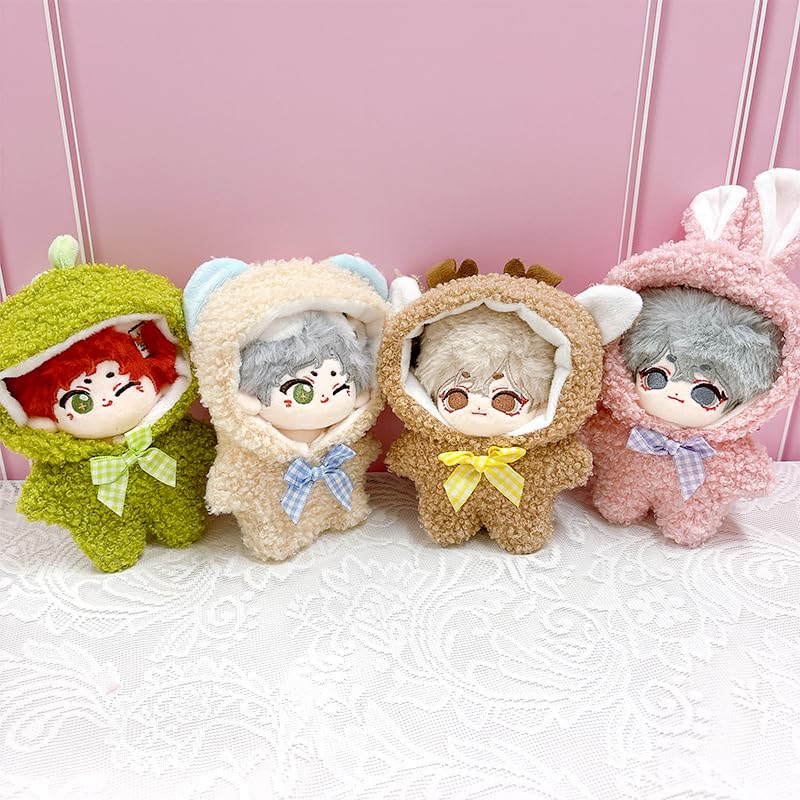 Beige Cotton Kigurumi Plush Doll Clothes (for 10cm Plush Toys) by G.triger, Suitable for Oshi-Nui (Pre-owned)
