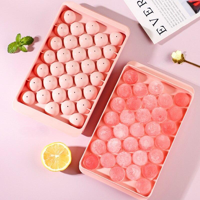 Ice Ball Maker Moldes De Silicona BPA Free With Removable Lids Silicone Mold Ice Cube Trays Ice Cube Mold Kitchen Accessories