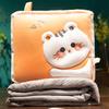 Foldable 2-in-1 Pillow Blanket: Thickened Office Nap, Sofa & Car Cushion
