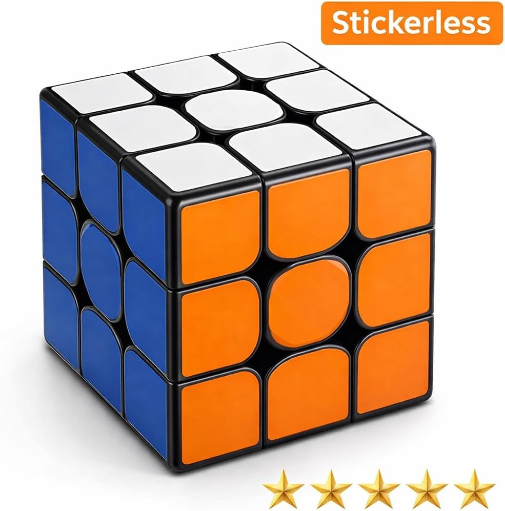 3x3x3 Magic Magic Cube for Smooth Color 3D Kids Christmas Holiday Ages Cube, Competitions, Rotation, World-Class Scheme, Puzzle, Gift, Present, Gift,