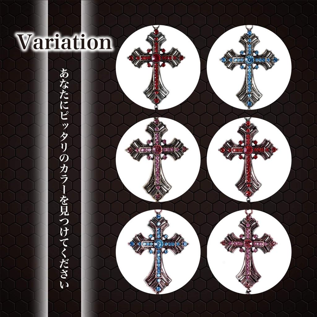 Lusterko wsteczne Donaly, Typ wiszący, Akcesoria, Krzyże, Dekoracja, Samochód (Czerwony)