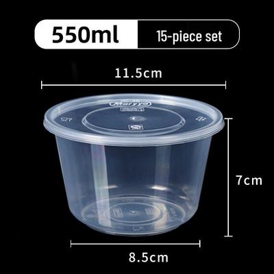 Contenitori Alimentari Monouso in Plastica con Coperchi