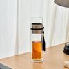 GUOZI Ming Dao Double Wall Glass Tea Infuser Mug