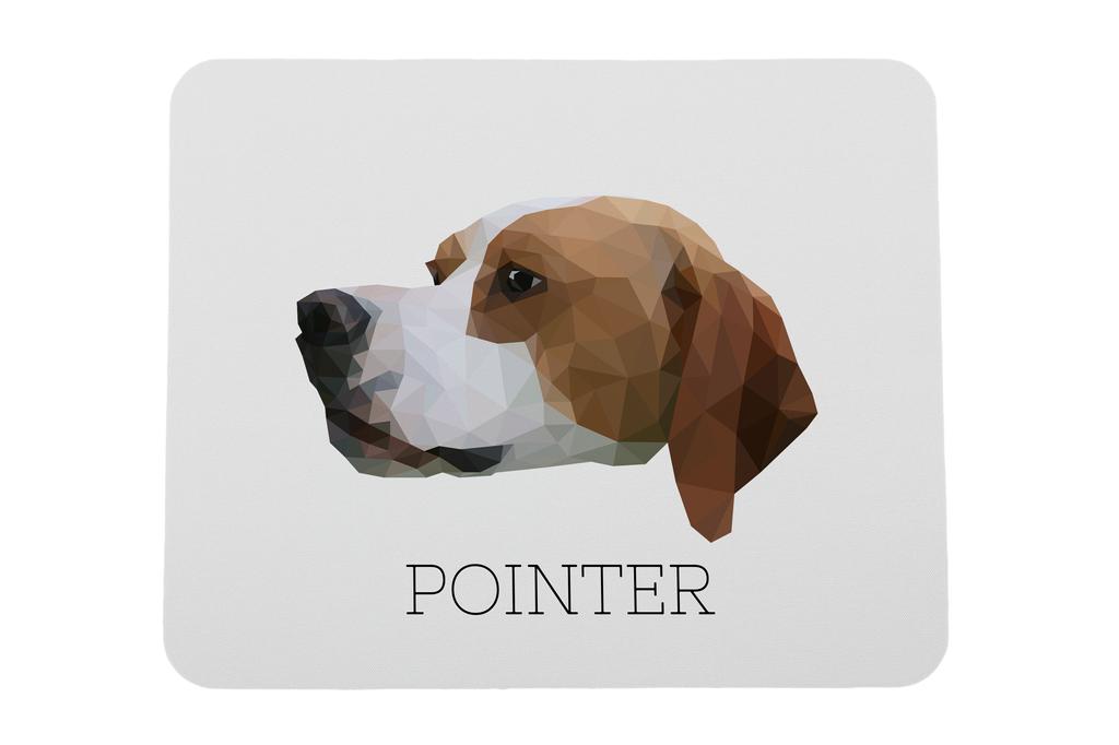 Pointer -Geometryczna Podkładka Ze Zdjęciem I Napisem Pod Mysz Art-Dog