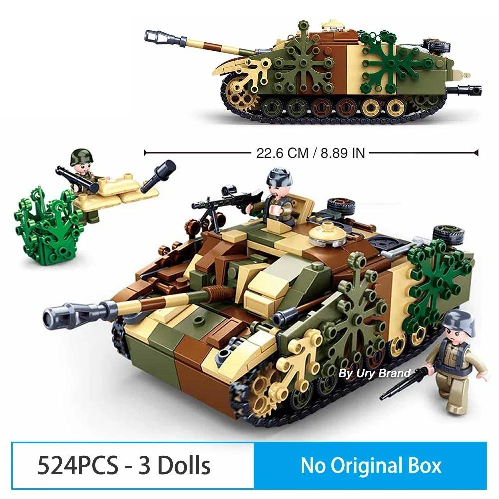 Sluban Military Plane City Warplane Fighting Airplane Vehicle Tank Sets Model Building Blocks Toys for Gifts