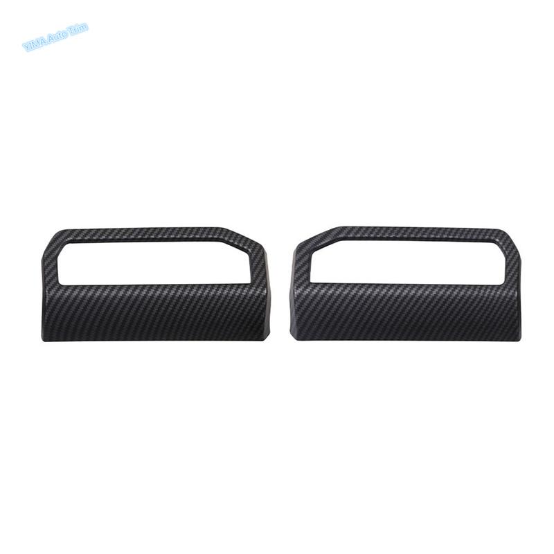 Car Gear Shift Knob / Roof Reading Lights / Air AC Outlet Vent Cover Trim For Toyota Tacoma 2024 2025 Carbon Fiber Accessories