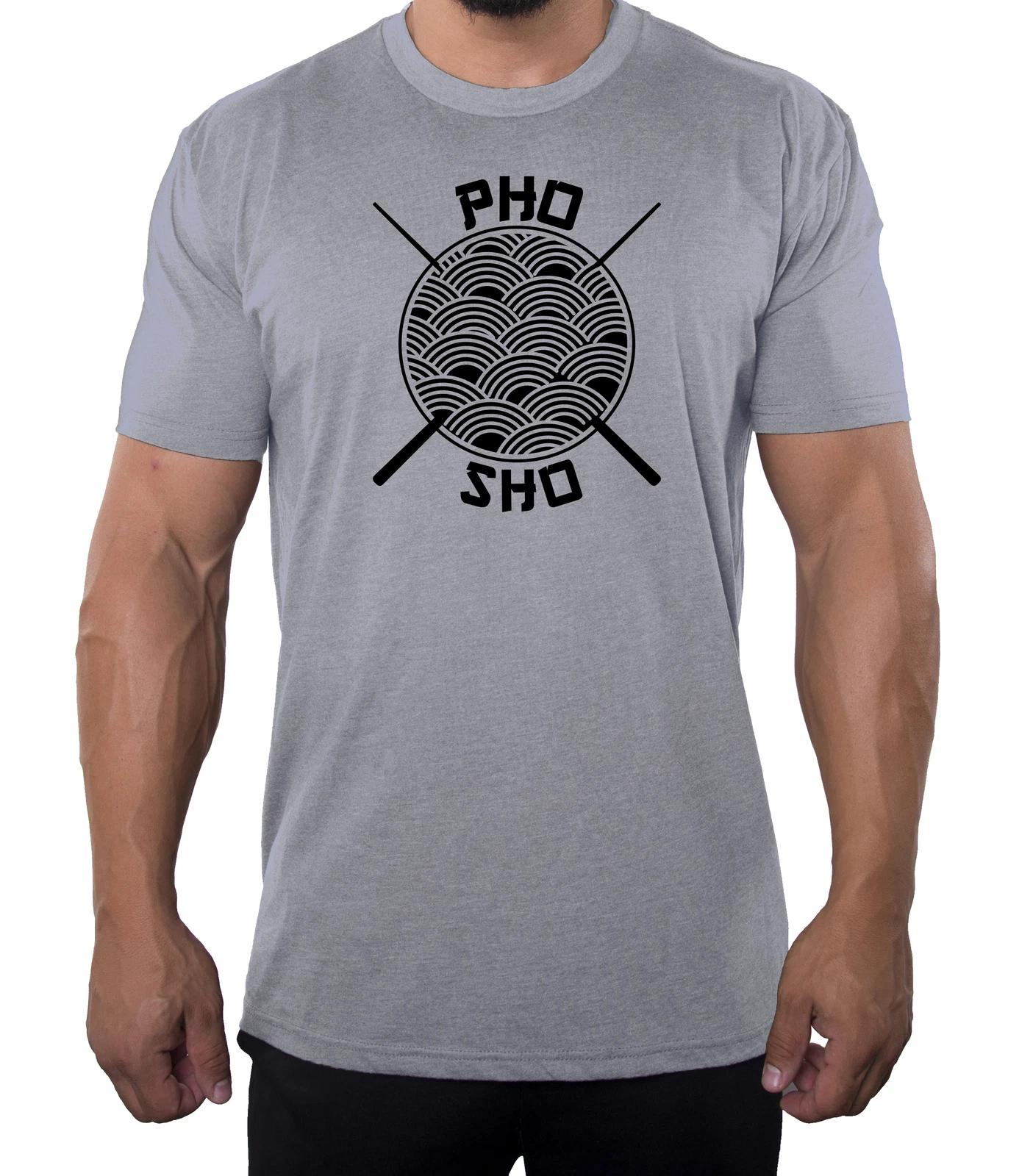 Pho sho Men s T-Shirts, Vietnam foodie T-Shirt, Men s Graphic T-Shirts 2XL