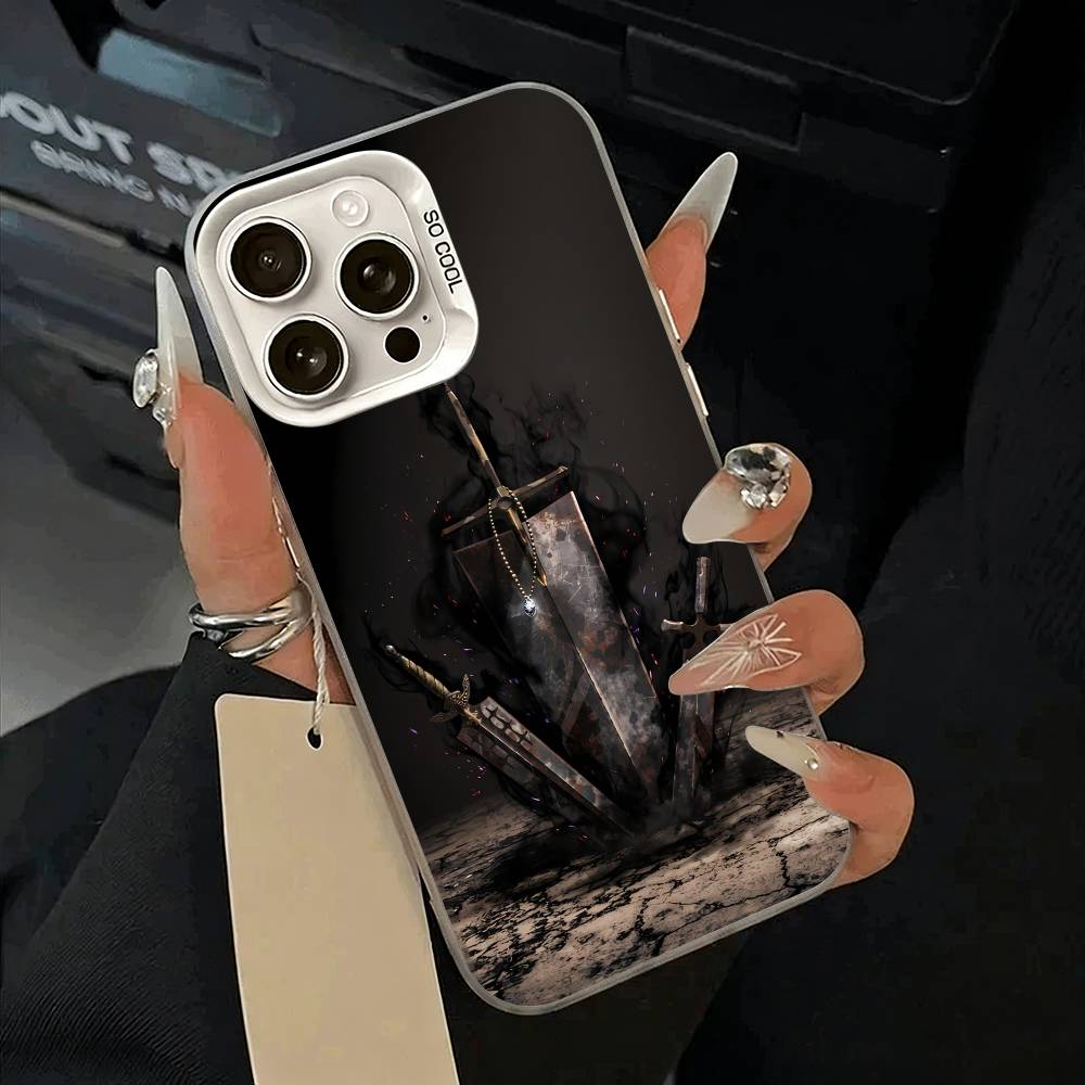 C-Clover Asta B-Black Phone Case For iPhone 11 12 13 14 15 16Pro Max Plus White Sliver Phone Cover