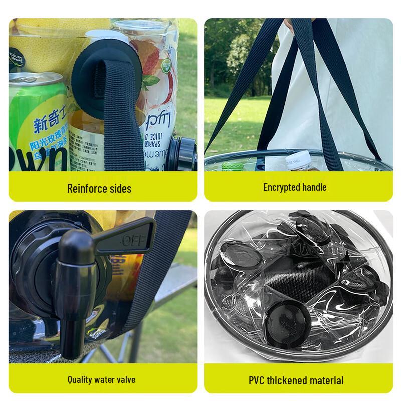 HODTOWN Portable Collapsible Bucket with Spout