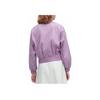 UNIQLO Solid Color Half High Neck Zipper Jacket Women jackets Light-Blue Purple 456091-71