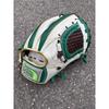 Used Slugger Soft Ball Gloves White Green