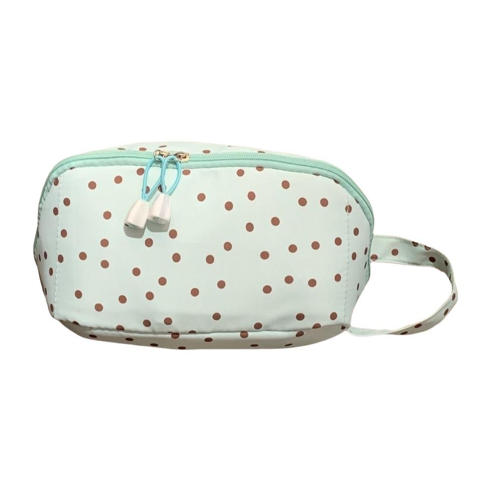 Large Capacity Polka Dot Makeup Bag Portable Toilet Bag Fashion Cosmetic Bag Women Outings