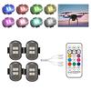 RGB LED Światła Stroboskopowe Samochodowe Motocyklowe LED Migające Pozycyjne Bezprzewodowe Światło Samolot Samolot Helikopter Światła Ostrzegawcze Akcesoria