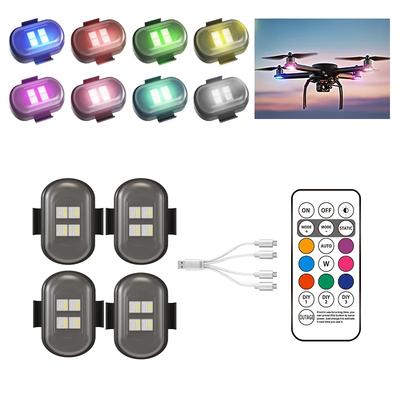 RGB Led Car Strobe Lights Motorcycle LED Flash Position Wireless Light Aircraft Airplane Helicopter Warning Lights Accessories