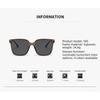 Stylish Square-Frame Sunglasses UV400 Classic Driving Shades Unisex Outdoor Travel and Fishing UV-Protective Eyeglasses