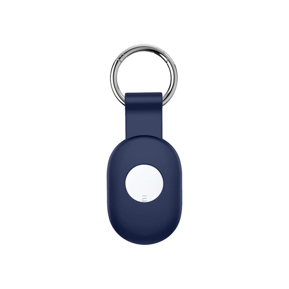 Silicone Protective Case Full Coverage Anti-Scratch Tracker Cover with Keyring Anti-lost Locator Holder Shell for Xiaomi Tag
