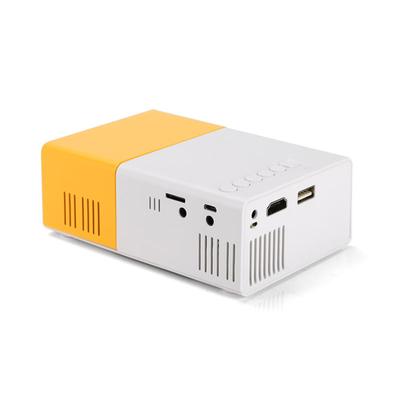 YG300 miniprojektorljud YG-300 HD USB miniprojektorstöd 1080P hemmediaspelare Hem