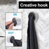 Creative Towel Storage Racks Adhesive Kitchen Cloth Clip Bathroom Towel Rack Storage Holder Hanger Kitchen Rag Hook Clip
