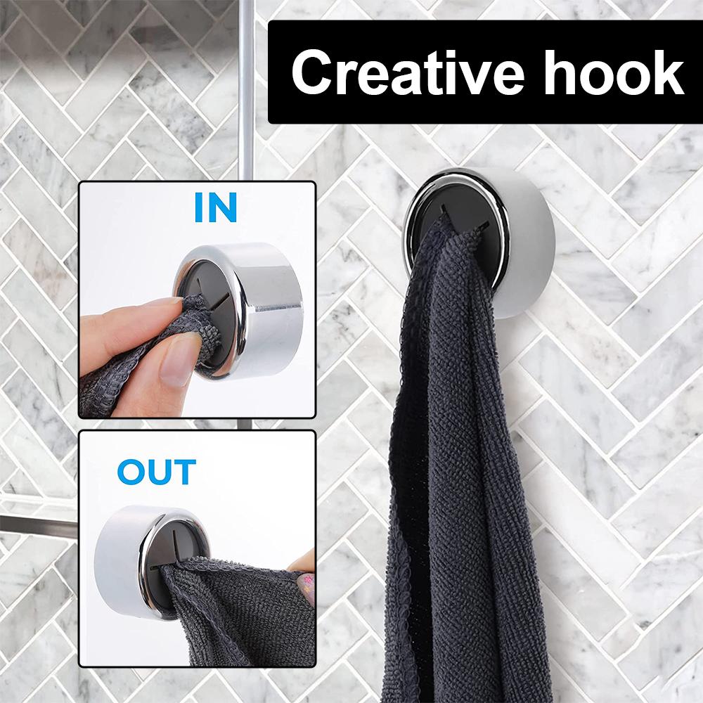 Creative Towel Storage Racks Adhesive Kitchen Cloth Clip Bathroom Towel Rack Storage Holder Hanger Kitchen Rag Hook Clip