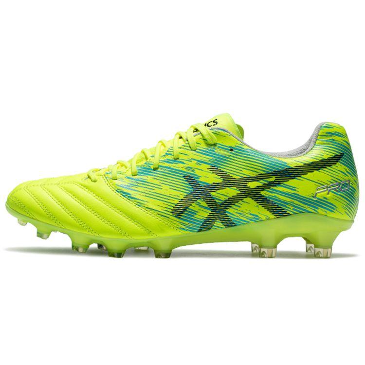 Asics Ds Light X-Fly Pro Round Toe Lace-Up Ag (Rubber Short Stud) Soccer Shoes Men Soccer Shoes Yellow Black 1101A043-750