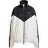 Originals Damen Schwarz Weiß Übergroß V-Ausschnitt Ballonärmel Trainingsjacke JZ6777