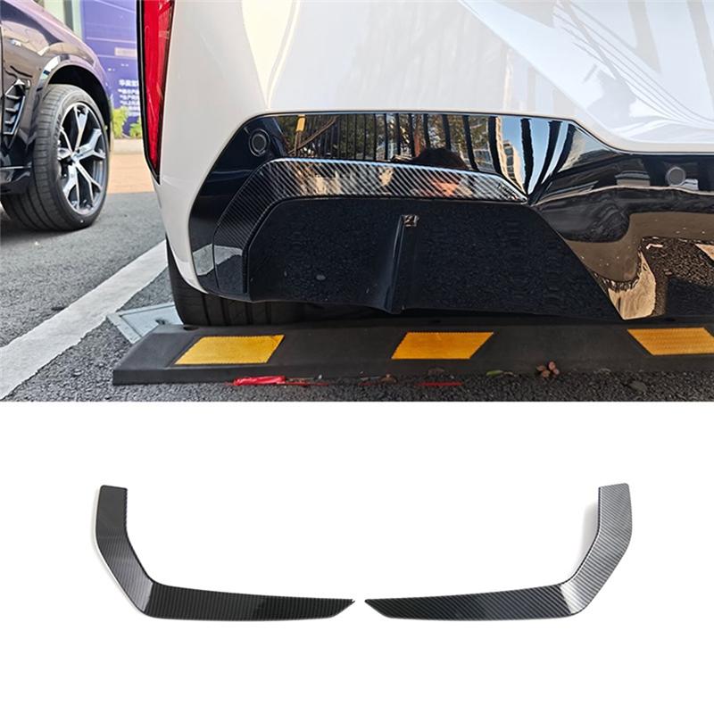 Unique For BMW X3 G45 2025 Carbon Fiber Car Rear Bumper Lip Splitter Spoiler Canard Cover Trim Decoration Accessories