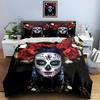 Vivid Floral Skull. Bedding Duvet Cover Sets Duvet Covers Pillowcases Gifts (1 * Duvet Cover 2 * Pillowcases, Without Duvet Insert)
