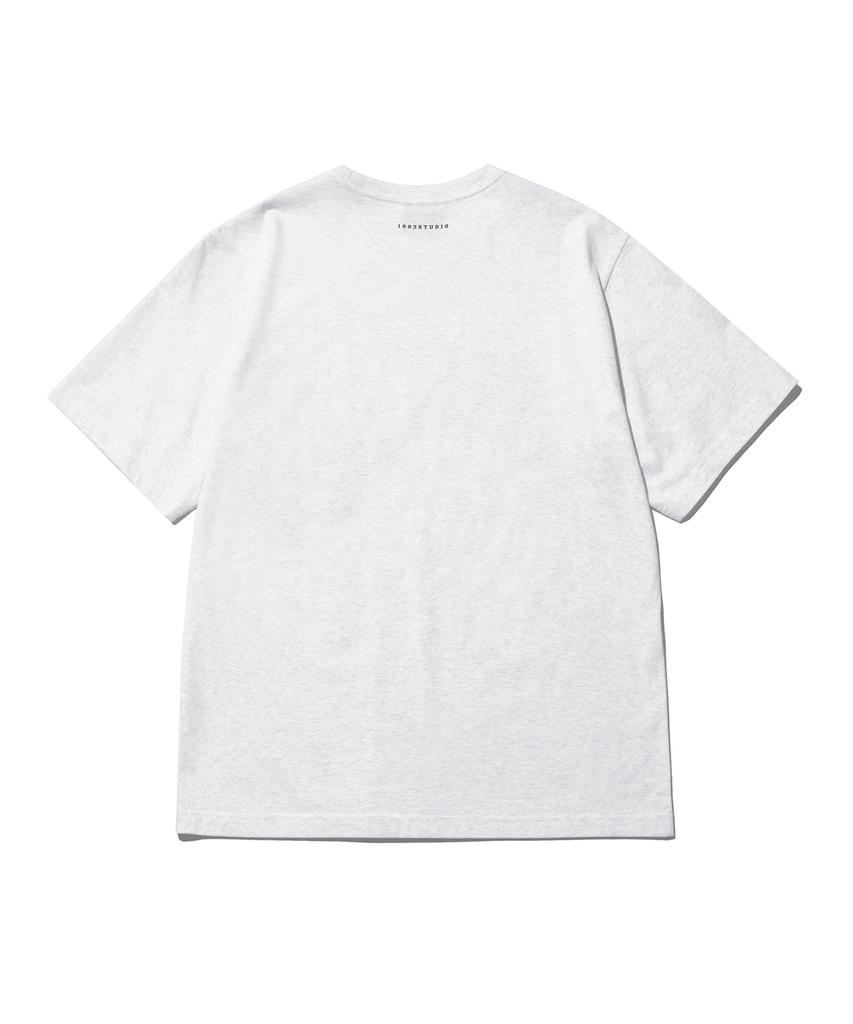 1993STUDIO Authentic Arch Logo T-Shirt_Light Grey