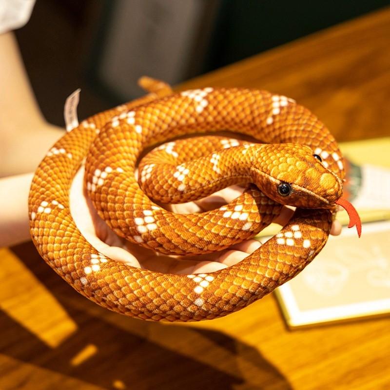 Snake Plush Toys Cartoon Animals Simulation Fill Doll Prank Childrens Day Gift