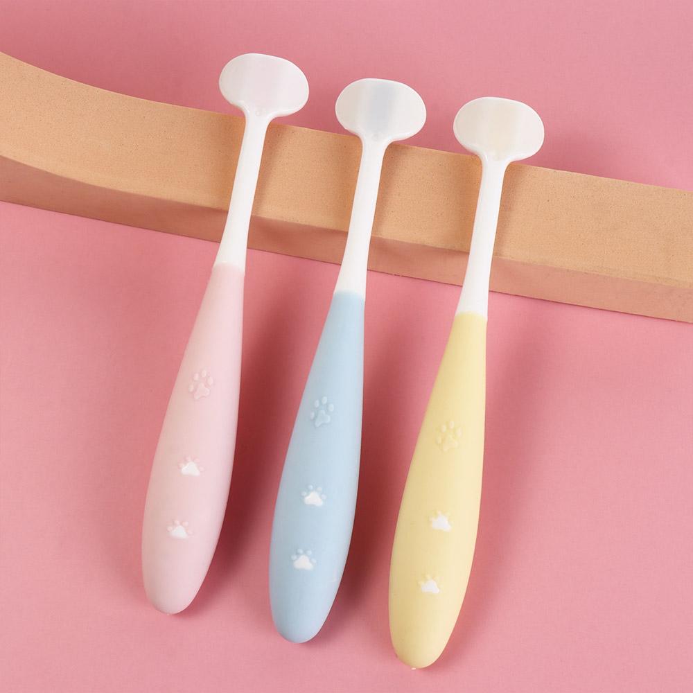 Cartoon Children Toothbrush Soft Bristles V-shaped Three-sided Toothbrush Oral Care