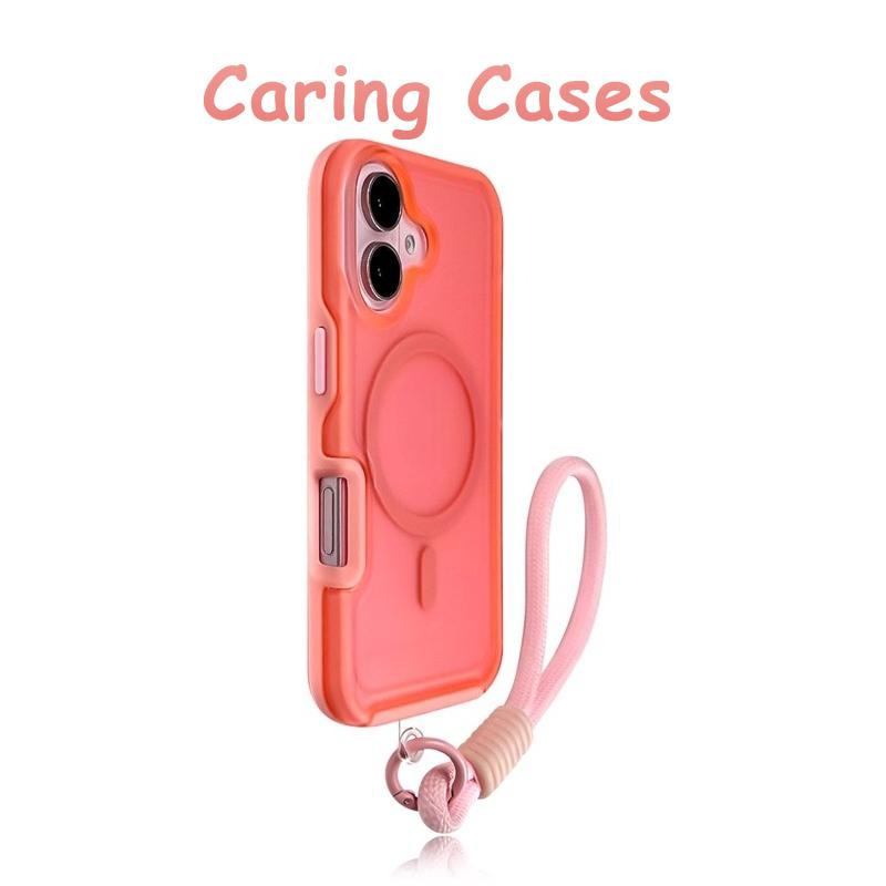

For iPhone 16 Pro Max Case Matte MagSafe Silk-Print Thick Large Cutout Ultra Shockproof Premium Couple for iPhone 15 14 13 12 iPhone 11
