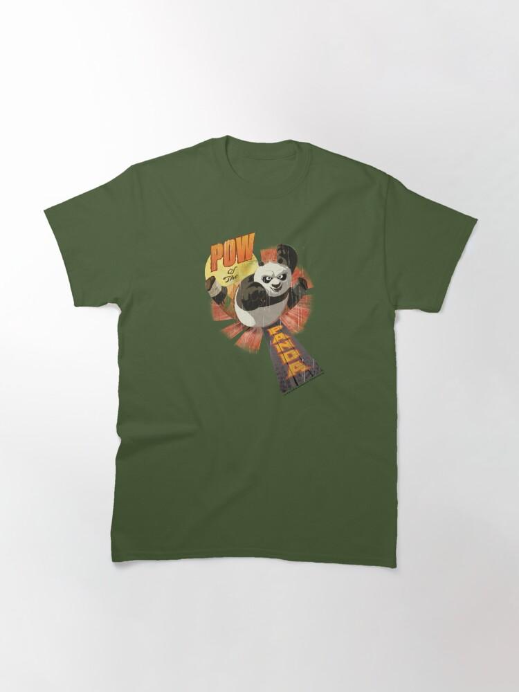 Kung Fu Panda Kung Fu Panda Pow Of The Panda Action Pose Portrait Classic T-Shirt