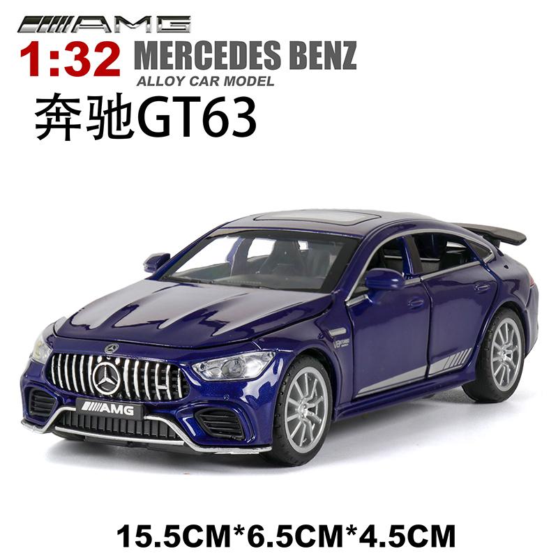 1:32 Mercedes Benz AMG GT63 German AMG Sports Sedan Alloy Car Diecasts & Vehicles Car Model Miniature Scale Model Car For Friend