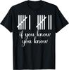 6 7 Funny If You Know You Know Tally Marks Six Seven Meme T-Shirt Unisex T-Shirt