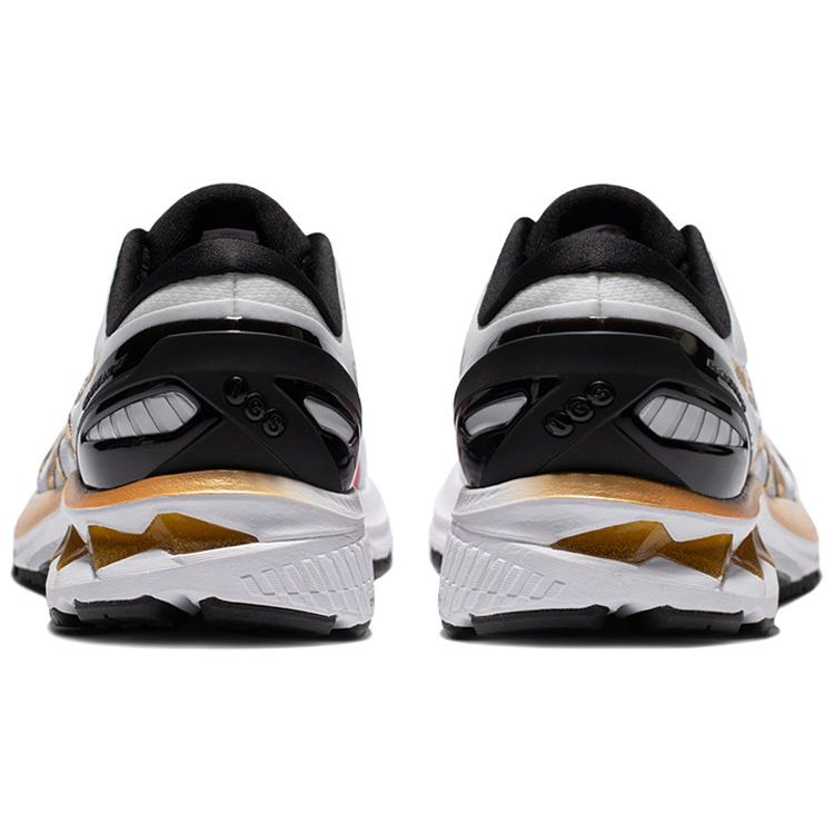 Asics Gel-Kayano 27 Fashionable Comfortable Low-Top Running Shoes Men sneaker White Platinum Red 1011B174-100