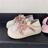 Korean Version of Autumn Little White Shoes Women's New Comfortable Biscuits Platform Bread Women's Shoes Casual Versatile Big Head Shoes Trendy Brand