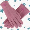 Warm Gloves Three-Line Cycling Rabbit Velvet Men'S And Women'S Fashion Cold-Proof Touch Screen Velvet Outdoor Autumn And Winter Gloves